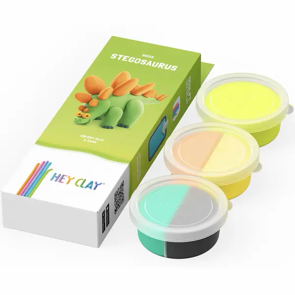 Set plastilina - Dinos - Stegosaurus | Hey Clay
