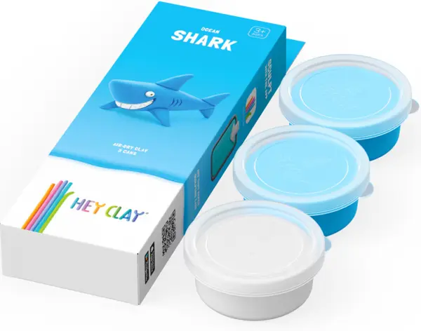 Set plastilina - Ocean - Shark | Hey Clay