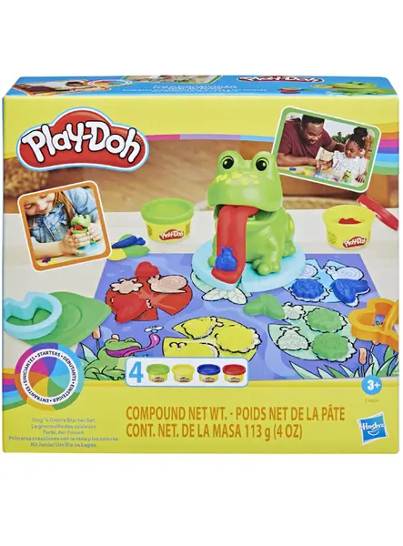 Set Plastilina Play-Doh Frog'n Colors Starter (F6926)