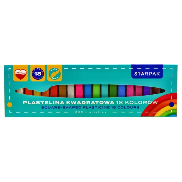 Set plastilina, Starpak, 18 culori