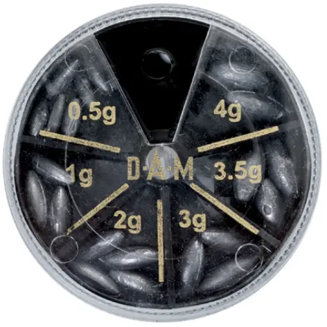 Set Plumbi Oval Lead Assortment (0.5-4.00g) 80g