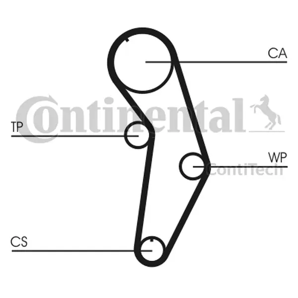Set pompa apa + curea dintata CONTINENTAL CTAM CT908WP1
