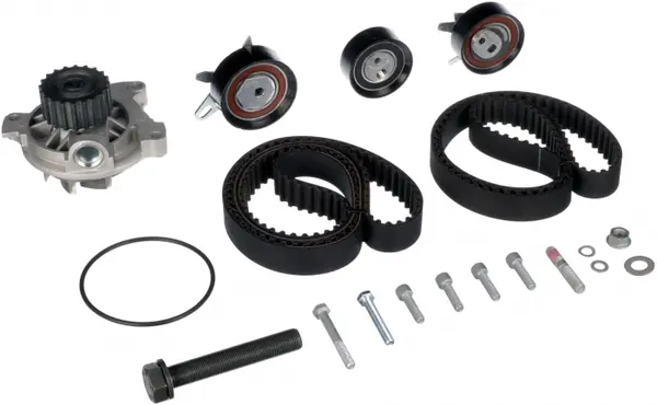 Set pompa apa + curea dintata potrivit AUDI A6 C4; VW CALIFORNIA T4 CAMPER, LT 28-35 II, LT 28-46 II, TRANSPORTER T4 2.4D 2.5D 07.90-07.06