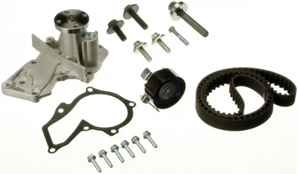 Set pompa apa + curea dintata potrivit VOLVO C30, S40 II, V50; FORD B-MAX, C-MAX, C-MAX II, COURIER, ECOSPORT, FIESTA, FIESTA V, FIESTA VI, FOCUS C-MAX, FOCUS II, FOCUS III 1.2-1.6LPG 08.01-