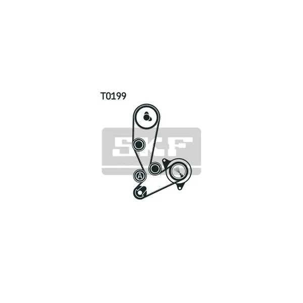 Set pompa apa + curea dintata SKF VKMC 02390