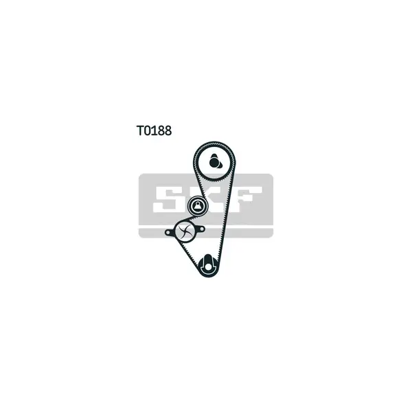 Set pompa apa + curea dintata SKF VKMC 03253