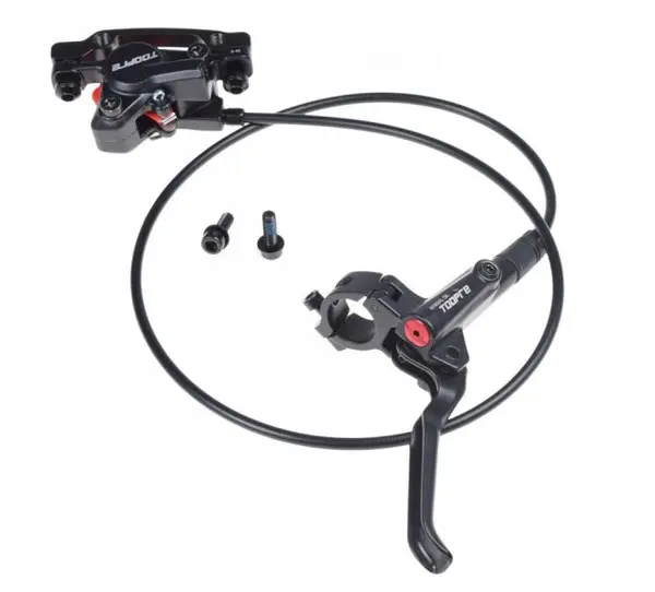 Set pompa cu etrier frana biciclete, hidraulica, pe fata, 760mm
