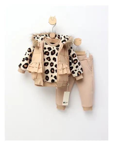 Set premium Raisa leopard crem