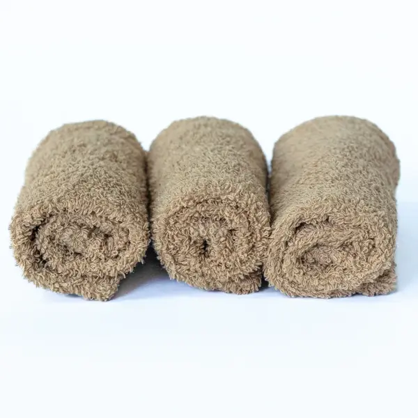 Set Prosoape 30X30 CM, 3 bucati, Frotir Maro , TWINDECO