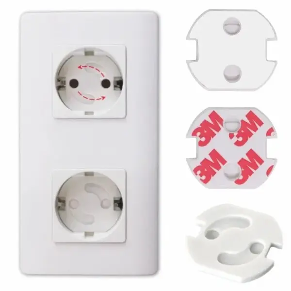 Set protectie priza pentru copii 10 bucati cu adeziv