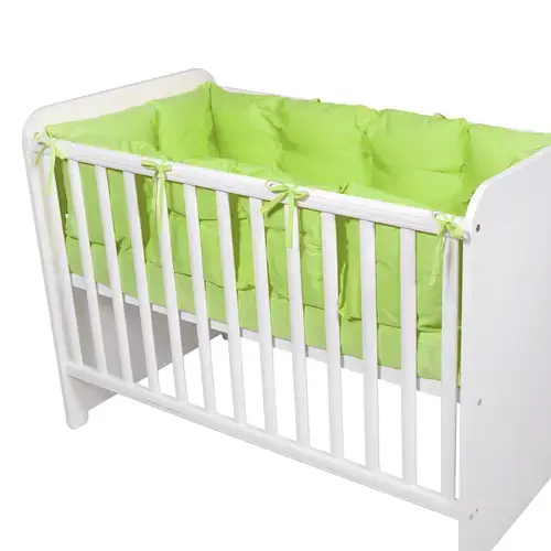 Set protectii laterale pentru pat 4 piese Lorelli, 60x120 cm, Verde