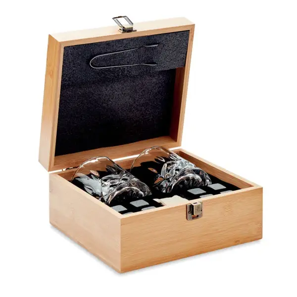 Set pt whisky in cutie bambus Set pt whisky in cutie bambus