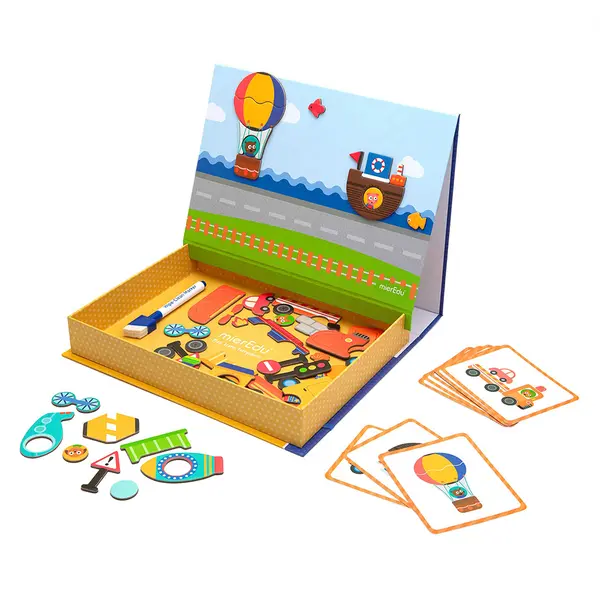 Set puzzle magnetic - Vehicule | MierEdu