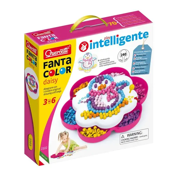 Set Quercetti Mosaic Fantacolor Pixel Daisy 240 piese 2102