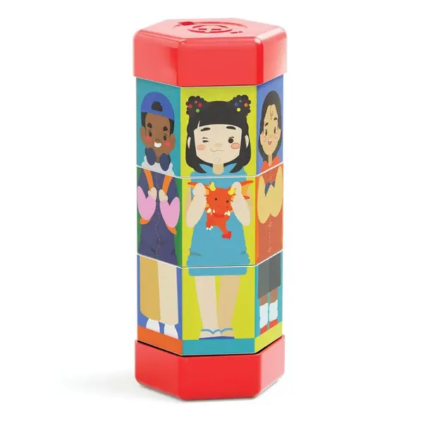 Set Quercetti Puzzle rotativ Mix and Match Profesii si Copii 02583