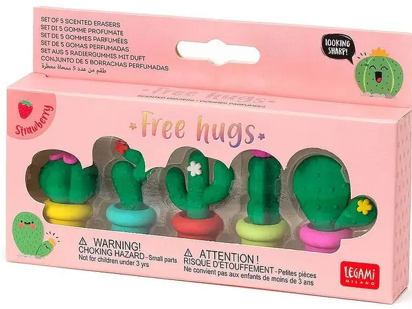 Set radiere aromate Legami - Cactus Free Hugs, 6 buc