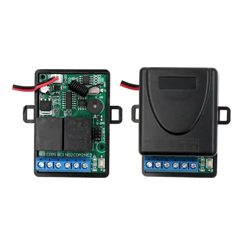 Set radio comandă cu 2 relee, 433.92 MHz, 50 m, 12V DC, CSR-807Y2-2