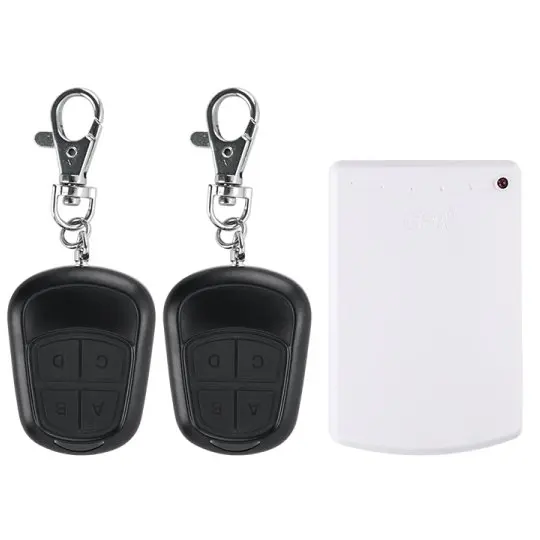 Set radiocomanda cu 4 canale si cod saritor, unitate receptor si doua telecomenzi cu 4 butoane (500m) ACS-146R