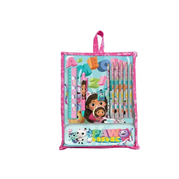 Set rechizite, 12 piese, multicolor, Gabby s Dollhouse Engros