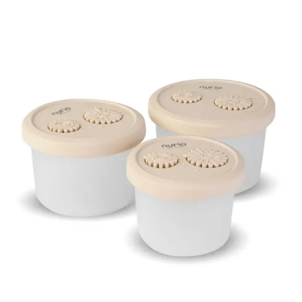 Set recipiente alimentare din silicon cu capac Nurio