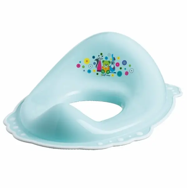 Set reductor toaleta si inaltator baie antiderapant, Maltex Baby, Bear and Friends Mint