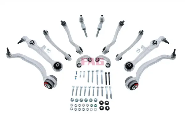 Set reparatie brate puntea fata FAG pentru AUDI A4 B5, A4 B6, A6 C5; SKODA SUPERB I; VW PASSAT B5, PASSAT B5.5 1.6-4.0 11.94-03.08
