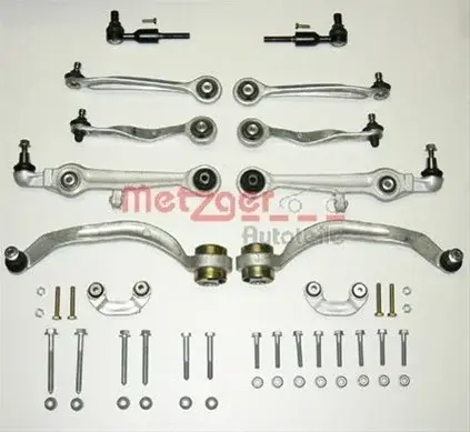 Set reparatie brate puntea fata METZGER pentru AUDI A4 B5, A6 C5; SKODA SUPERB I; VW PASSAT B5, PASSAT B5.5 1.6-4.2 11.94-03.08