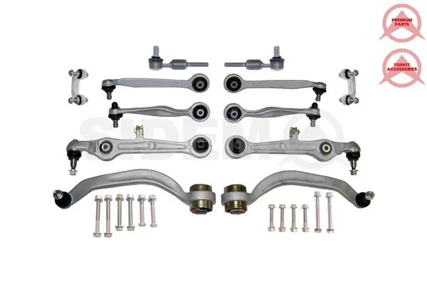 Set reparatie brate puntea fata SIDEM pentru AUDI A4 B6, A4 B7, A6 C5 1.6-3.0 11.00-06.09