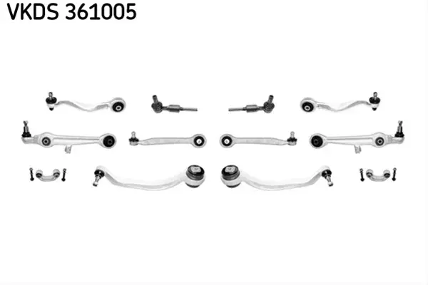 Set reparatie brate puntea fata SKF pentru AUDI A4 B5, A6 C5; SKODA SUPERB I; VW PASSAT B5, PASSAT B5.5 1.6-4.2 11.94-03.08