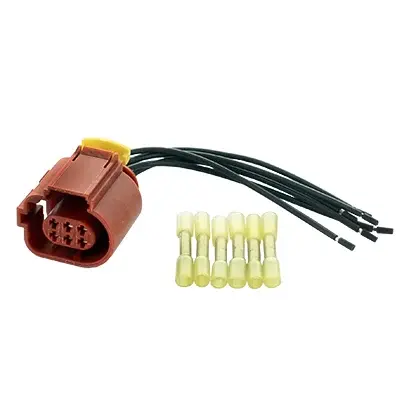 Set reparatie cabluri supapa EGR to EGR (80mm, numar pini: 6) AUDI A2; CITROEN JUMPER; FIAT DUCATO; FORD TRANSIT, TRANSIT TOURNEO; LAND ROVER DEFENDER; OPEL ASTRA J; PEUGEOT BOXER; SEAT AROSA 1.4-3.2D