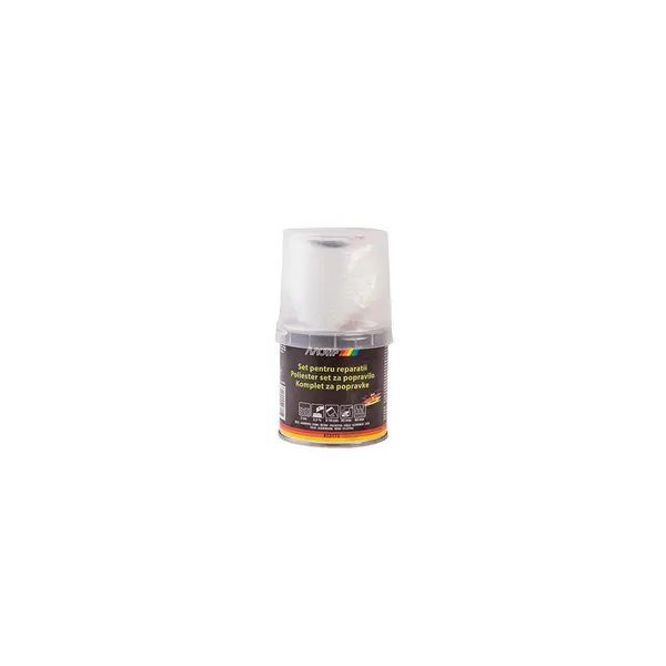 Set reparatii poliester si fibra de sticla MOTIP 382416 250g