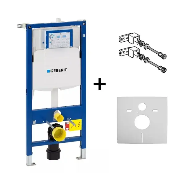 Set rezervor Wc incastrat cu set fixare si set antifonare, Sigma 12cm, UP320 Geberit