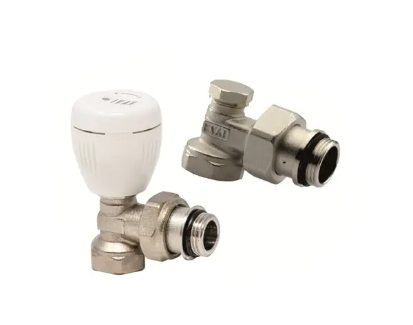 Set robineti calorifer - tur + retur 1/2"" Ivar