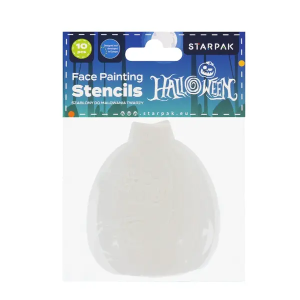 Set sabloane pentru pictura pe fata, Starpak, Halloween, 10 buc