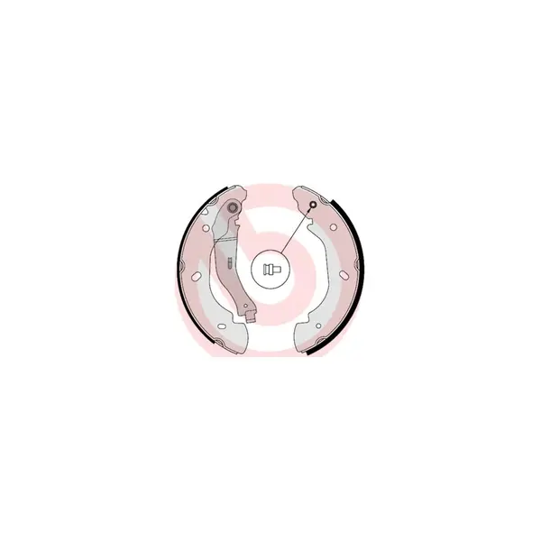 Set saboti frana BREMBO S 24 538