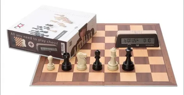 Set sah DGT Starter Chess Box , Maro