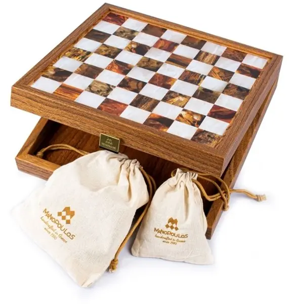 Set sah si table Manopoulos, 27 x 27 cm