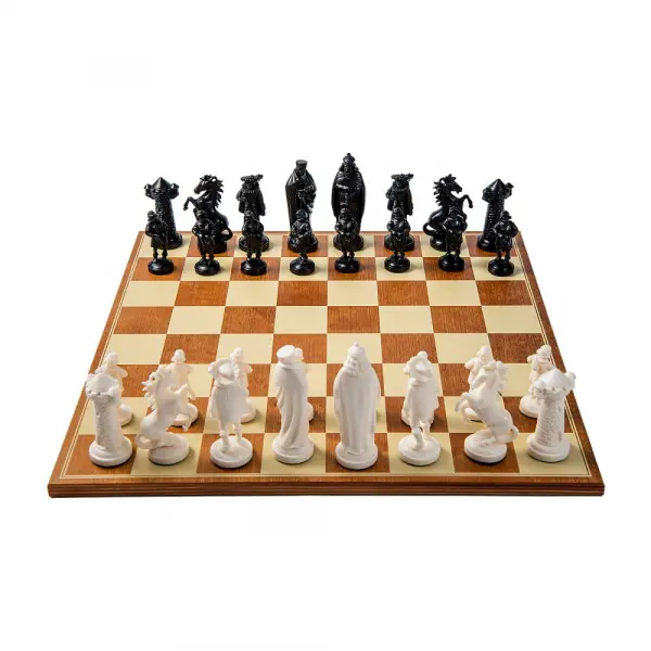 Set sah tematic - Evul Mediu (tabla mare)