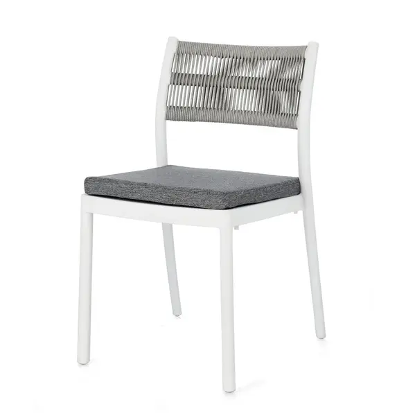Set scaune 3+1 gratis ALVIN WHITE SIMPLY - Grey