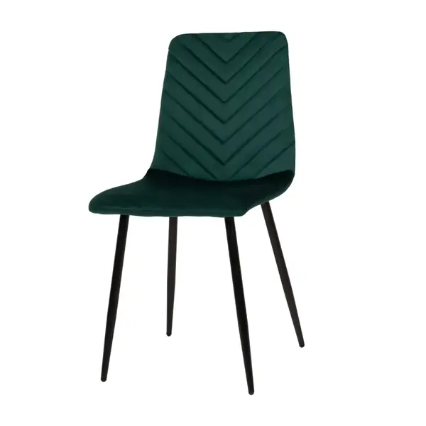Set scaune 3+1 gratis NEILE VELVET - Verde