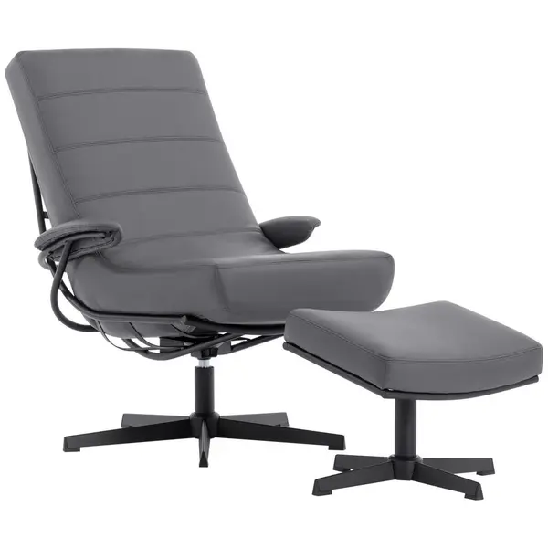 Set Scaune De Relaxare din textil, gri