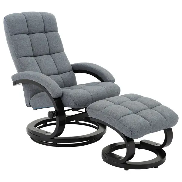 Set Scaune De Relaxare din textil, gri