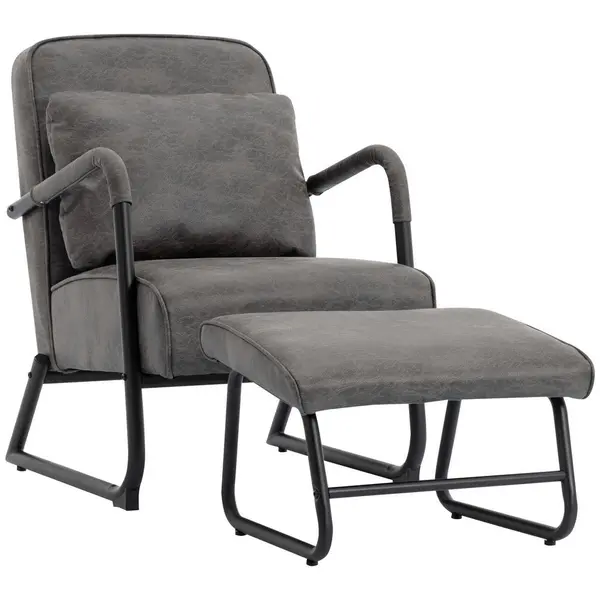 Set Scaune De Relaxare din textil, gri