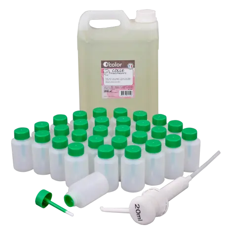 Set scolar lipici transparent 5000 ml