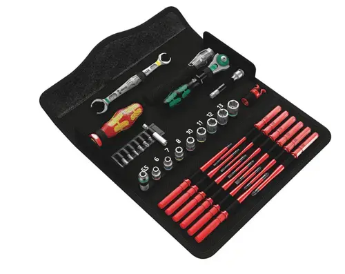 Set scule pentru insurubat, izolate la 1000 V, WERA, 35 piese