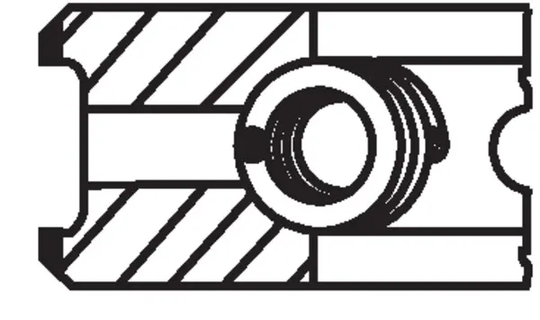 Set segmenti piston MAHLE 002 24 N0