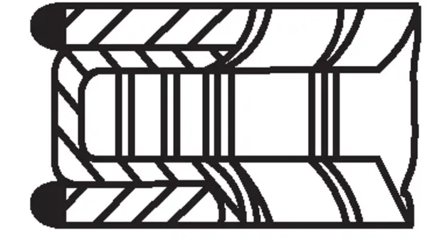 Set segmenti piston MAHLE 034 74 N0