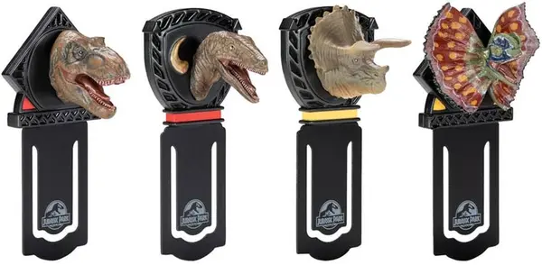 Set semn de carte The Noble Collection Movies: Jurassic Park - Dinosaurs