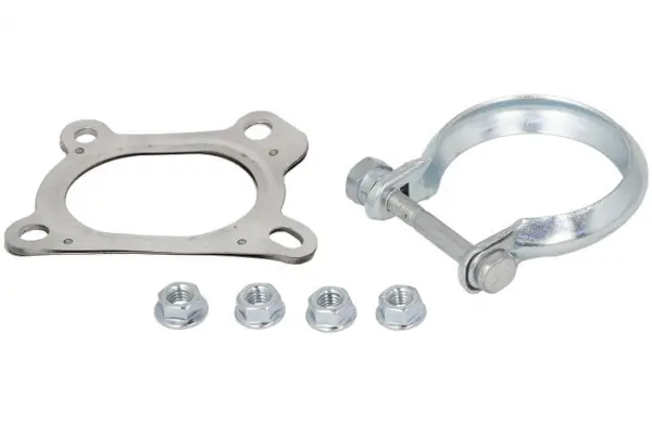 Set sistem esapament (kit de montare) potrivit CITROEN C1 II, C3 II, C4 CACTUS, C-ELYSEE, DS3; PEUGEOT 108, 2008 I, 208 I, 301, 308 II 1.0 1.2 03.12-