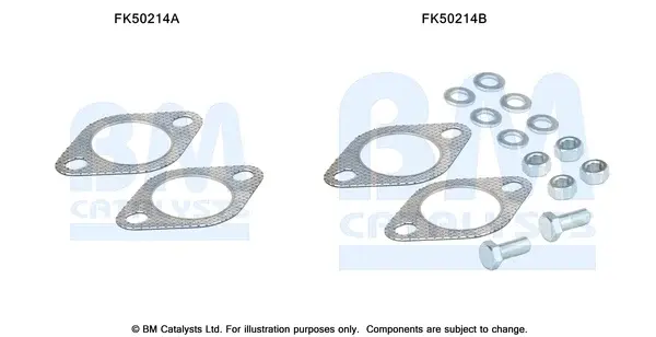 Set sistem esapament (kit de montare) potrivit HYUNDAI TUCSON; KIA SPORTAGE II 2.0D 01.06-03.10